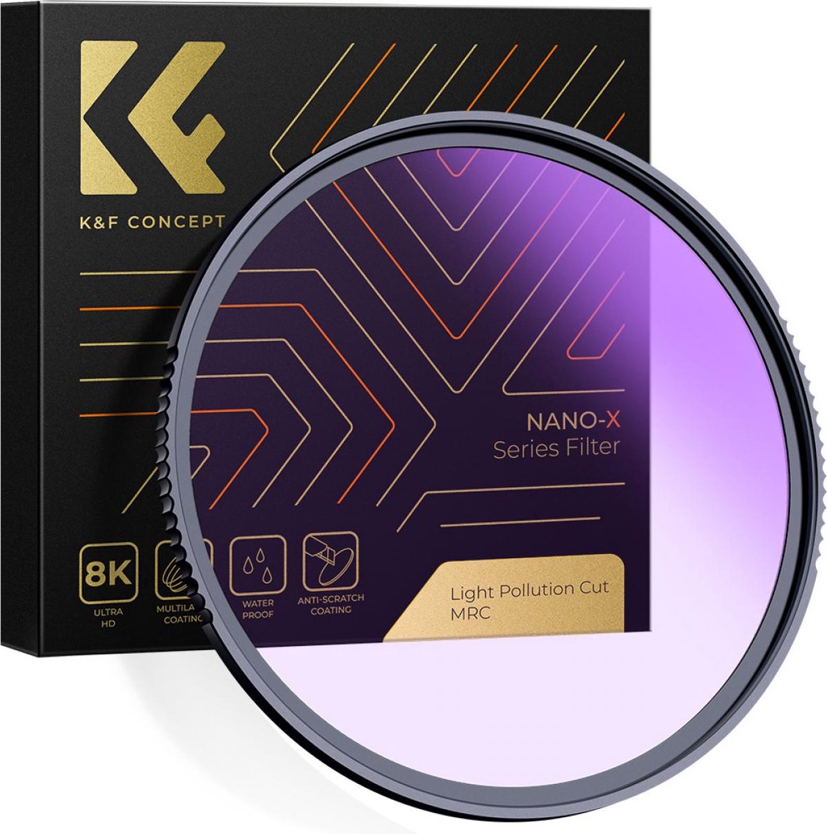 K&F Concept 77mm Natural Night filter Nano-X MRC HD nachtfilter lichtvervuiling nachtfotografie