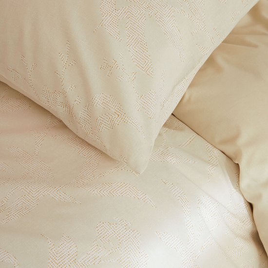 Walra Dekbedovertrek Yarrow Elegance - 140x220 - 100% Katoen (BCI) - Zand van Walra — afbeelding 5