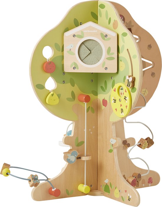 Vertbaudet Arbre d'activités des 4 saisons en bois