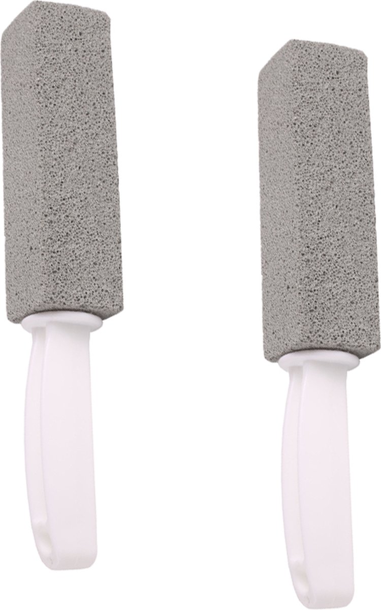 2 Stuks Puimsteen voor WC Schoonnmaken Toilet Reiniging Ontkalken Pumice Stone Toiletblok WC borstel Puimsteen krachtige ontkalker verwijdert urinevlekken toiletpotreinigingsborstel puimsteen voor toiletreiniging