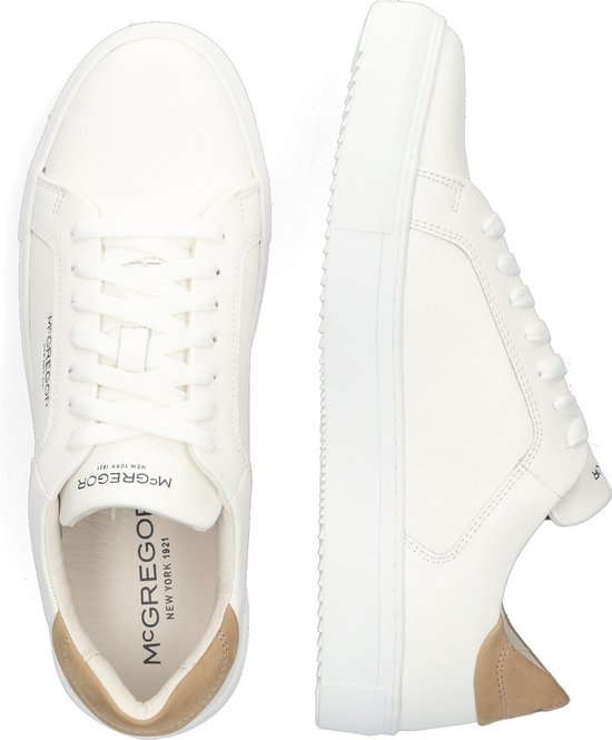 McGregor - Baskets pour femmes hommes Hamilton Wit/ Sable - Wit - Taille 44