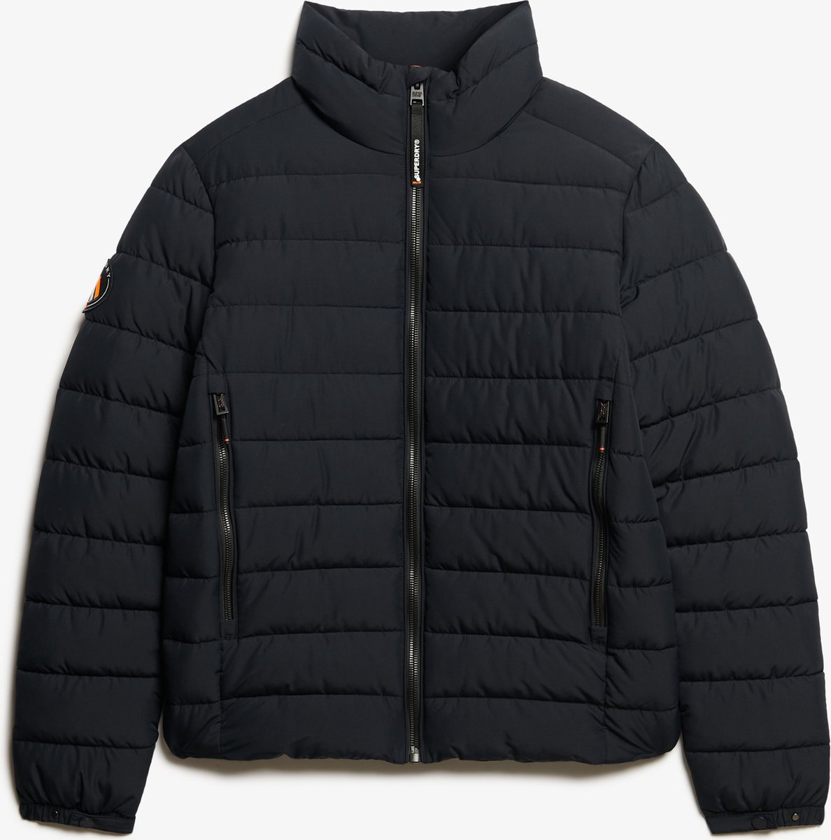 Superdry FUJI EMB PADDED JACKET Heren Jas 3XL Blauw