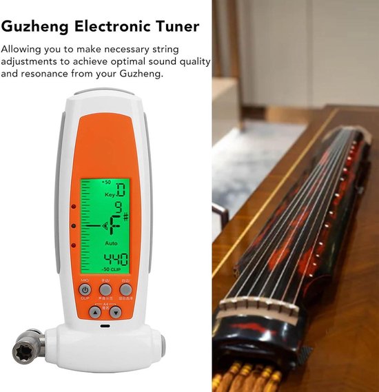 Accordeur électronique pour ukulélé – Accordeur de guitare électrique, accordeur précis à clipser, accordeur d'instruments noir léger, fournitures d'instruments à cordes pour débutants, joueurs profes