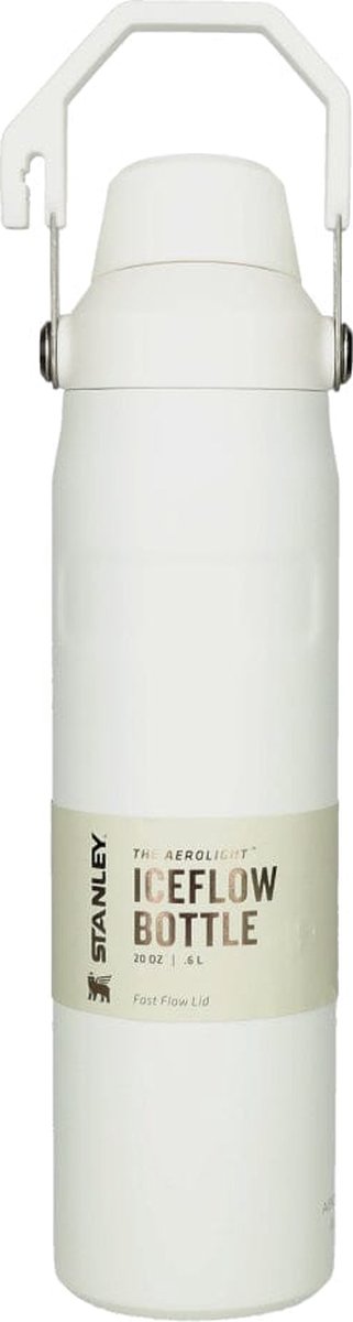 Drinkfles Stanley The Aerolight Iceflow Bottle Fast Flow 0.6L Black - Zomer 2024