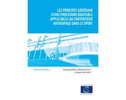 Les principes généraux d’une procédure équitable applicables au contentieux antidopage dans le sport