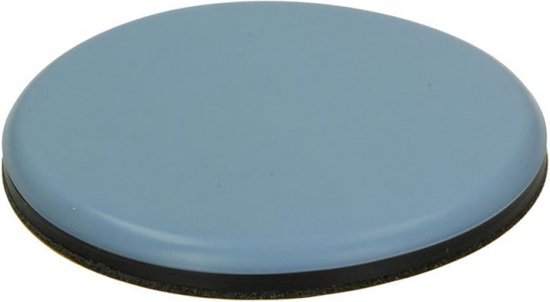 Lot de 4 patins auto-adhésifs pour meubles Mack gris 65 mm