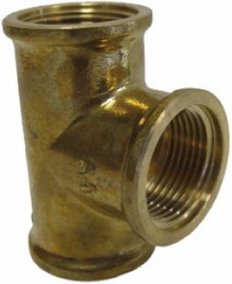 Bonfix T-stuk 1'' messing