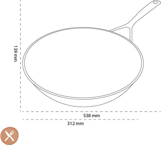 Demeyere Alu Pro 5 Ceraforce wok - 30 cm