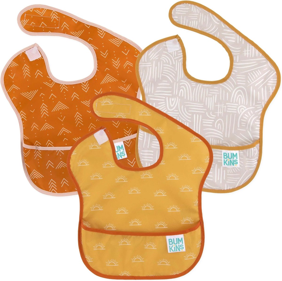 Goedkoopste Bumkins - SuperBib® slab (3 stuks) - Desert Boho (6-24m
