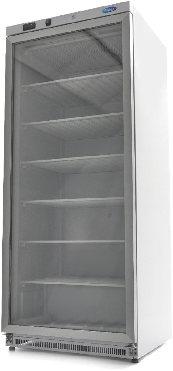 Vrieskast - 600 L - Wit - met Glazen Deur