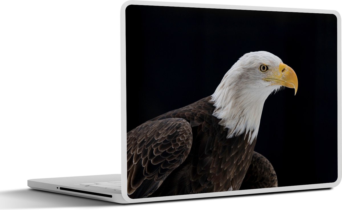 Laptop sticker - 11.6 inch - Adelaar - Vogel - Snavel - Zwart - 30x21cm - Laptopstickers - Laptop skin - Cover