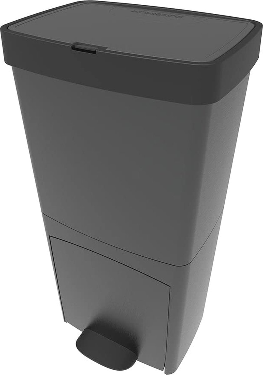 Goedkoopste Afvalemmer voor de keuken met afvalscheiding, 70 liter, compact ontwerp