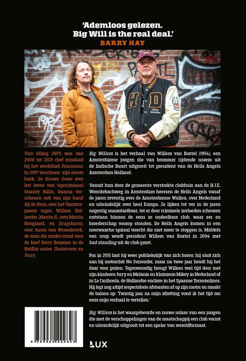 Big willem - back cover