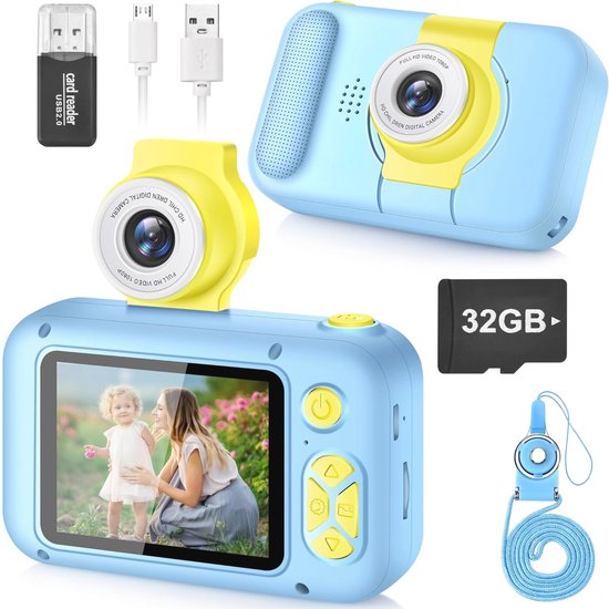 Voor Kinderen Instant Print Camera - Kerstmis Verjaardag Meisjes Cadeaus Voor Leeftijd 3 10 24 Inch Scherm Video Camera