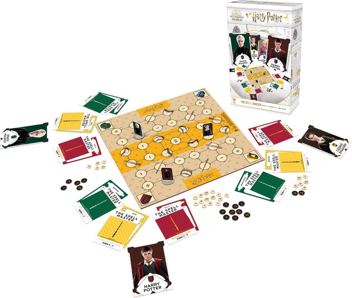 Topi Games Harry Potter Board Game The Spell Master *English Version* and accessories