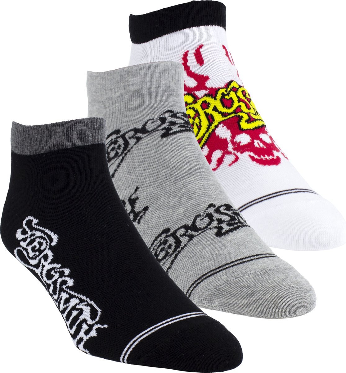 Aerosmith Assorted Liners 3 Pack (One Size - EU 40-46)