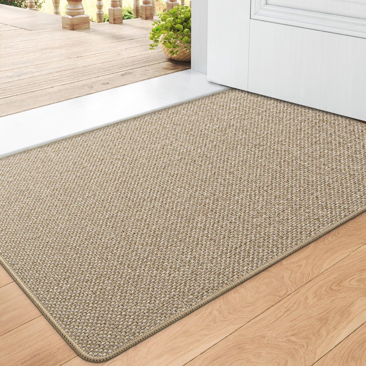 Antislip Vuilvanger Deurmat van 60 x 90 cm - Absorberend Tapijt Voor Binnen - Wasbare Laag