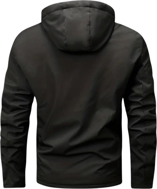 Bovista Winter Jacket - Veste Polaire Homme - Hiver - Adulte - Élégant - Avec Capuche - Zwart - L