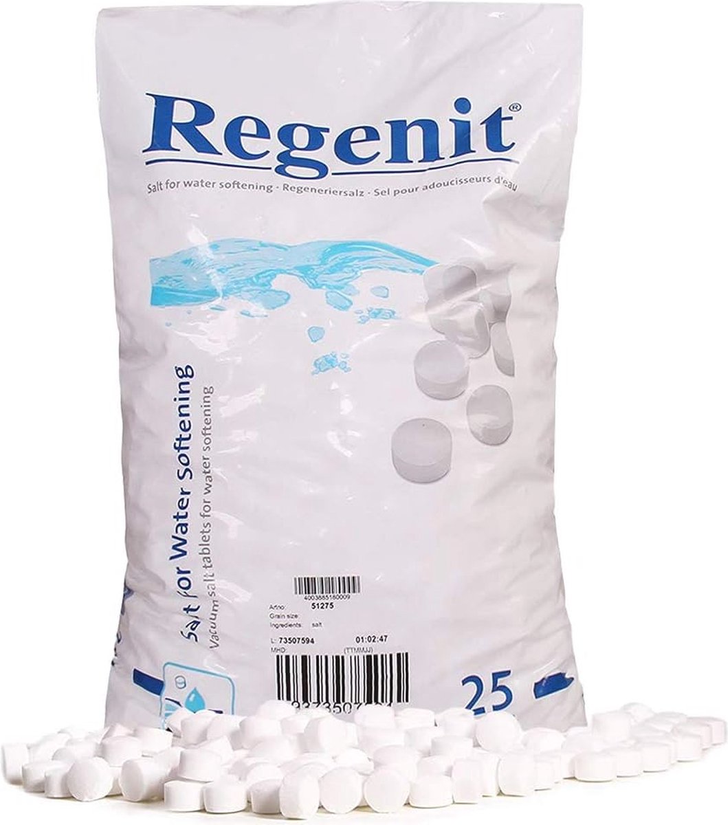 Regenereerzout tabletten voor waterontharding - 25 kg