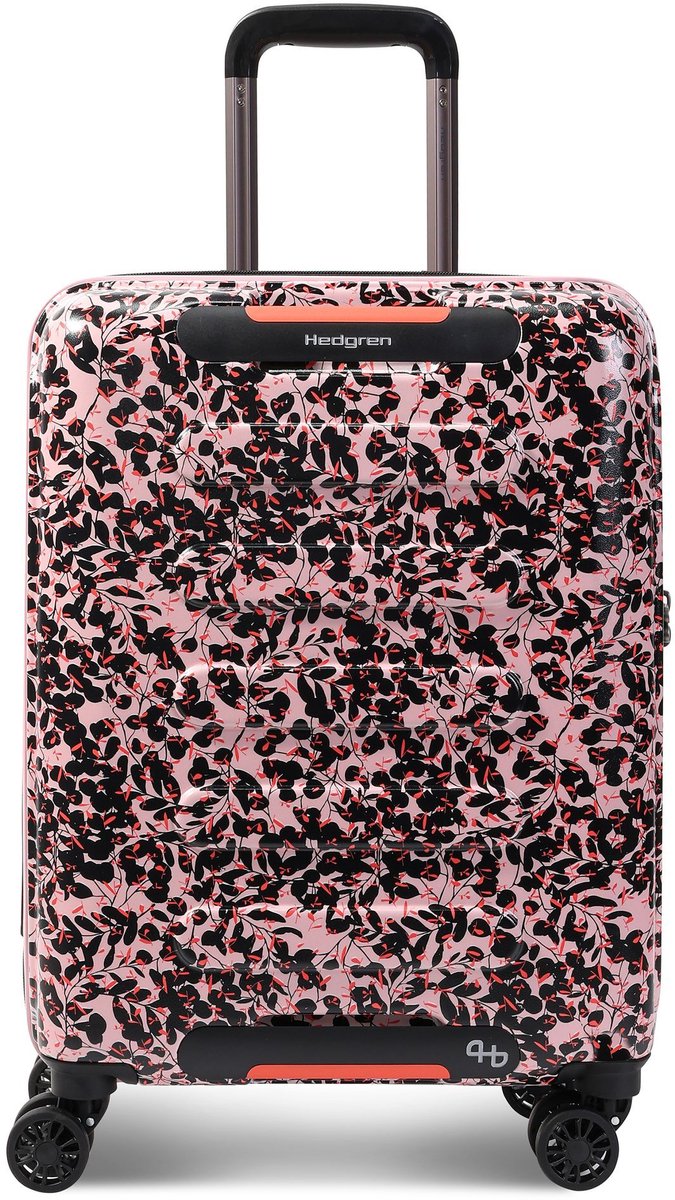 Hedgren Trolley Grip Spinner 55 Print Rose Elegance Roze
