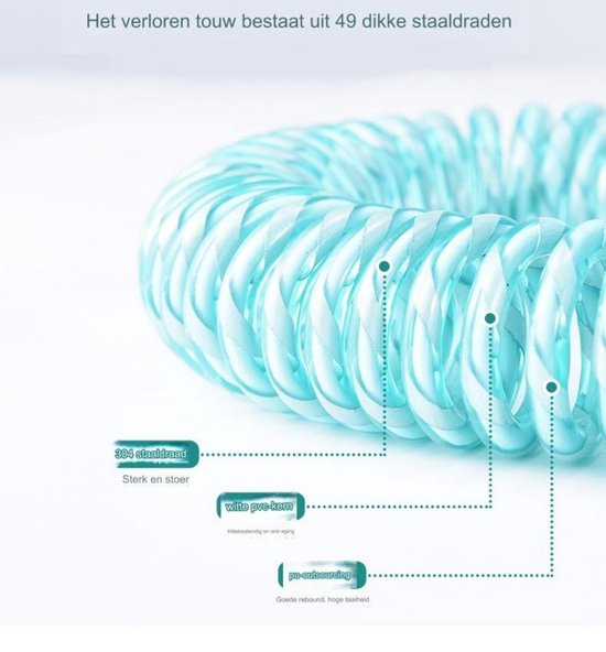 Anti-verlies polsband voor peuters - 2 in 1 peuterriem - Veiligheidsgordel voor kinderen met anti-verlies gesp - Reflecterende band voor peuters - Veiligheidsband voor kinderen - voor meisjes/jongens op reis van LittleVikings. — afbeelding 2