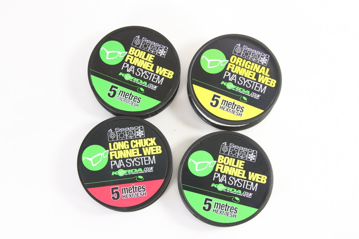Korda Funnel Web Pva System Refill Wit Boilie