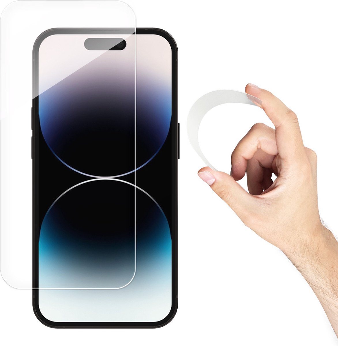 Wozinsky Nano Flexi Gehard Glas Voor Iphone 14 Pro Max 9H