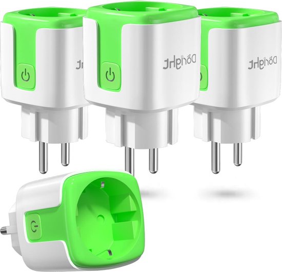 BSEED Wifi-stopcontact voor buiten, smart stopcontact voor buiten, IP44