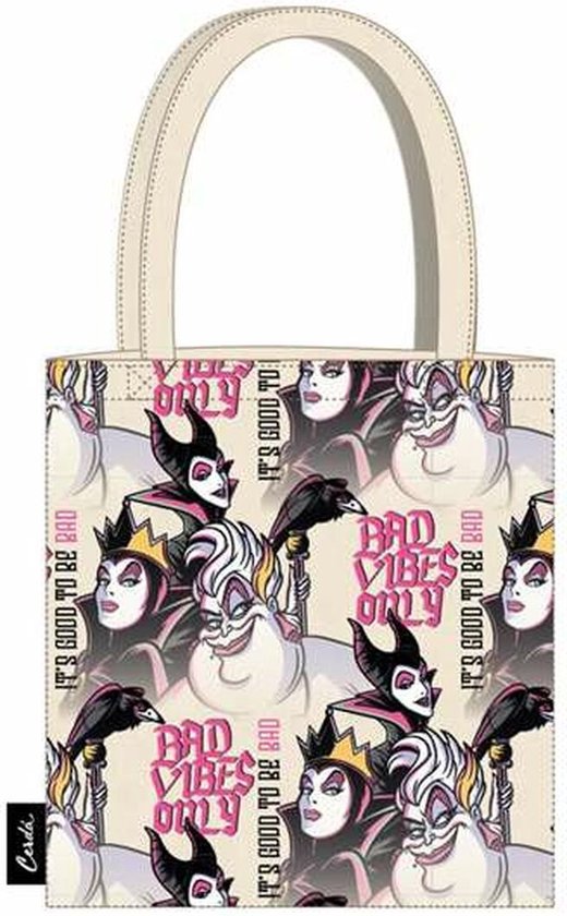 Disney Villains - Bad Vibes Only Unisex Schoudertas - meerkleurig - Standard