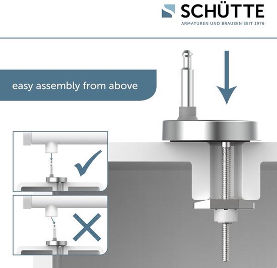 SCHÜTTE - Duroplast - Wc-bril - Wit - D-vorm