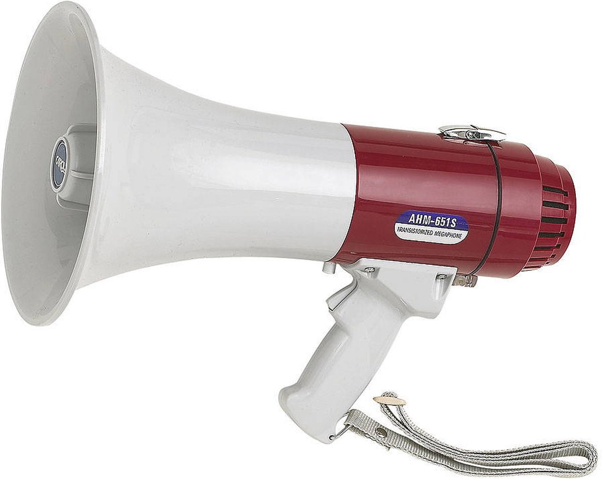 Handmicrofoon met sirene