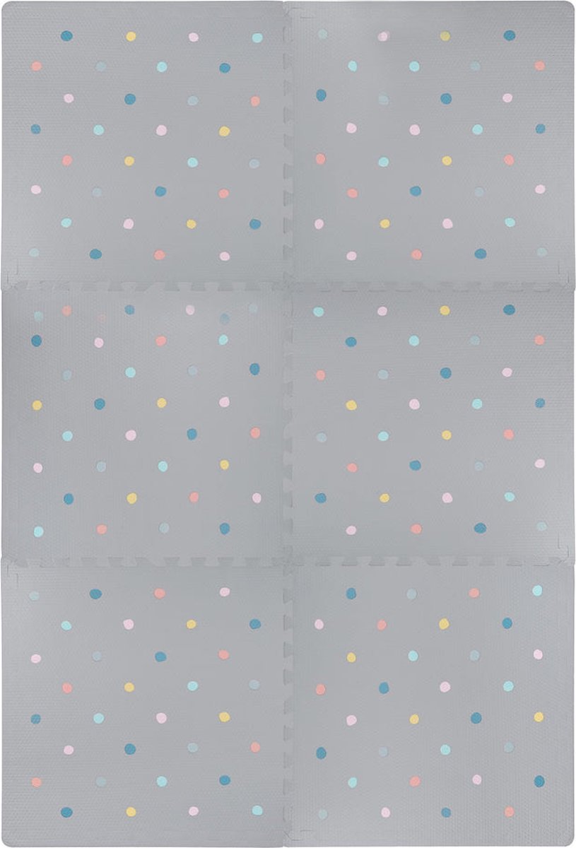 NilaFee Collection NilaFee Speelmat Foam Baby Speelkleed Kruipmat 180 x 120 x 1.5 cm Puzzelmat Opbergtas Regenboog Roze