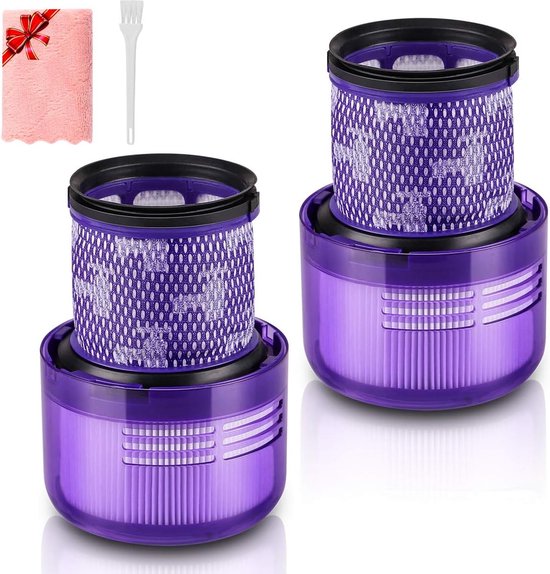 Foto: 2 pack wasbare filters vervanging voor dyson v11 sv14 cyclone absolute animal fluffy torque drive total clean enz vervang dy 970013 02 97001302