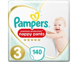 Pampers - Premium Protection Pants - Maat 3 - 140 stuks (2x70) - 6/10KG