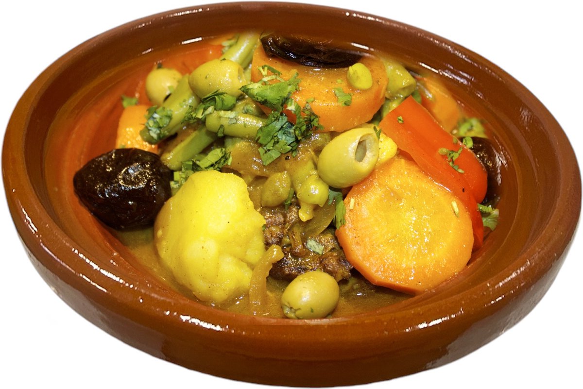 Tajine Beschilderd 30cm Noir - The Twinning Company
