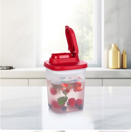 Lot Tupperware Vintage : Pichet 300ml + Boîte 650ml + Couvercles + Pelle