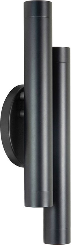 LED Wandlamp Pilot Down Zwart Aluminium Buitenlamp IP54