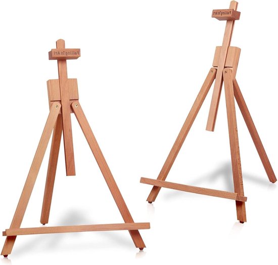 Schildersezel - hout - staand model - 140 cm - verstelbaar | Fun en Feest