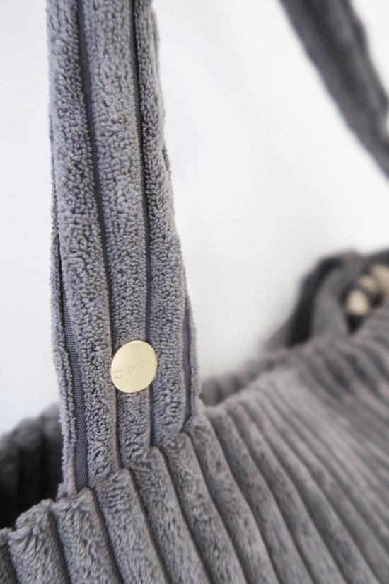 ZHCotta Sac en velours côtelé Zhrill gris