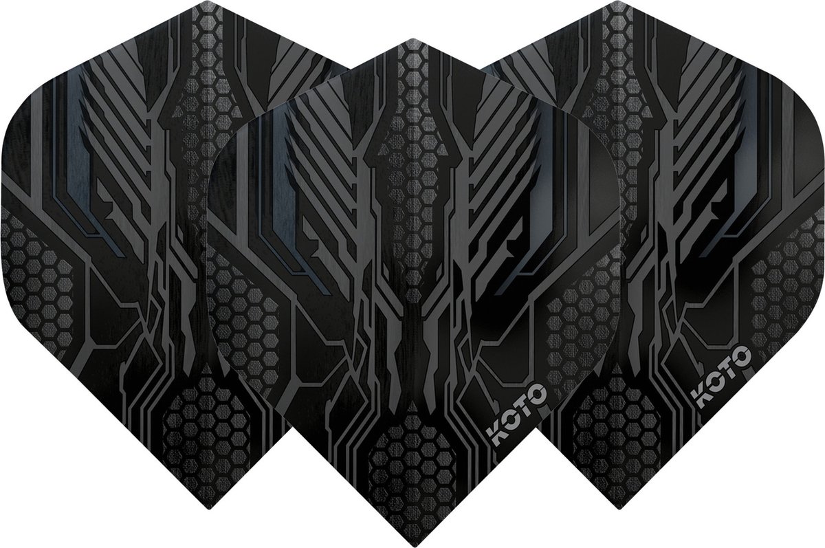 KOTO ZIZ-Wing NO2 Grey - Dart Flights