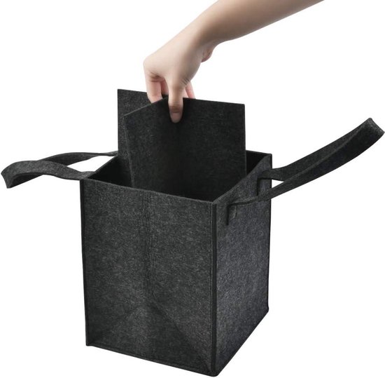 R-PET 600D koeltas met dubbele compartimenten, 30 x 20 x 25 cm, 12L