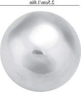 Bol.com IJsballen RVS koude wijn whisky drank Chiller stenen met tang - zilver 1 aanbieding