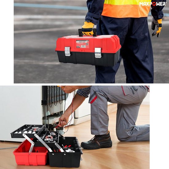 Coffre à outils léger en porte-à-faux de 17 pouces - Rangement en ...