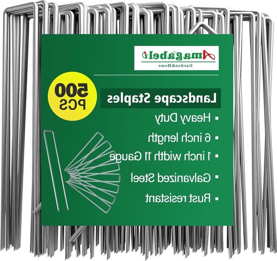 50Pcs Tuin Stakes Landschap Nietjes U-Type Turf Ni