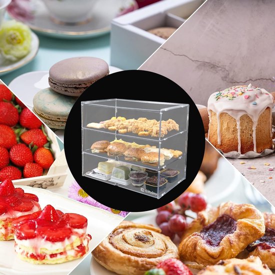 Volle Vitrine 440 Lt., 5 Glasstufen, belüftet - PASTRY - WEISS - MKT Gastroservice GmbH