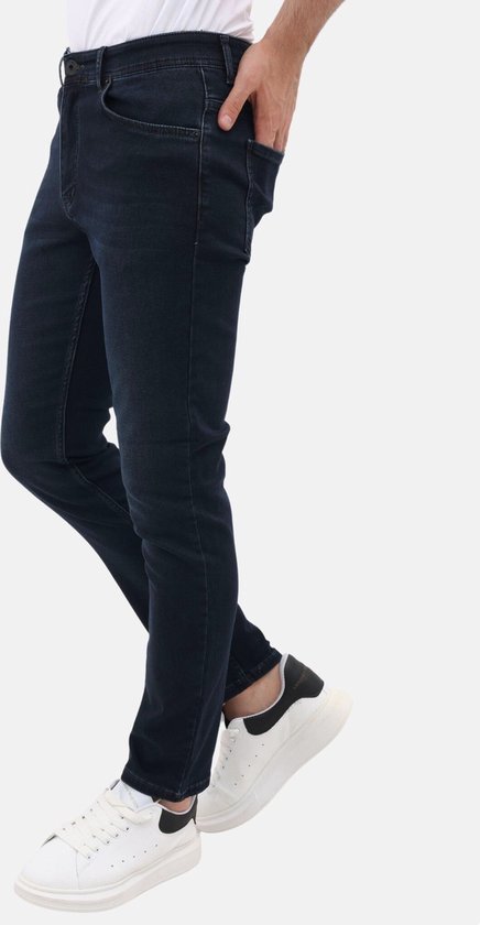 Jeans pour hommes à jambes droites - Jeans Men Regular Fit - MM-R-15 - Blauw