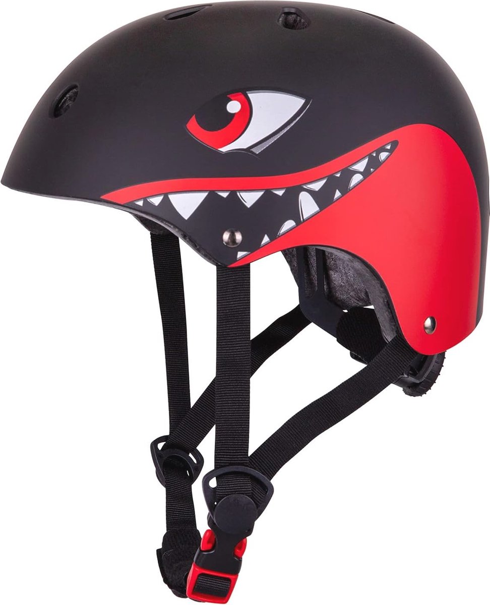 Kinderhelm voor Jongens en Meisjes 2-5 Jaar - Verstelbare Fiets- en Skatehelm (51-54 cm) - Licht en Robuust