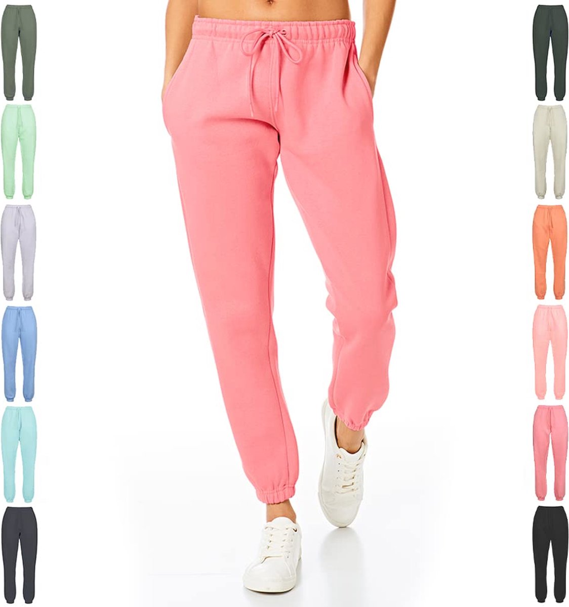 Dames Pastel & Brights Loungewear Joggingbroek - Comfortabele en Trendy Vrijetijdskleding