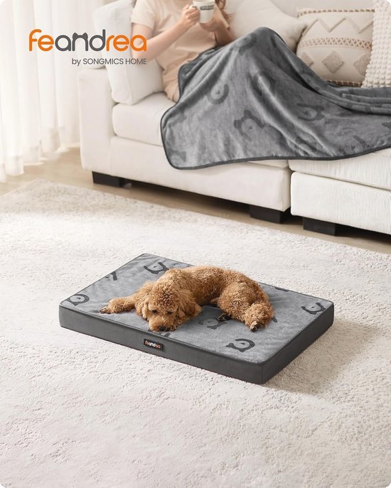 Topmast Hondenbed Molly - Dots Bruin - 56 x 46 x 16 cm