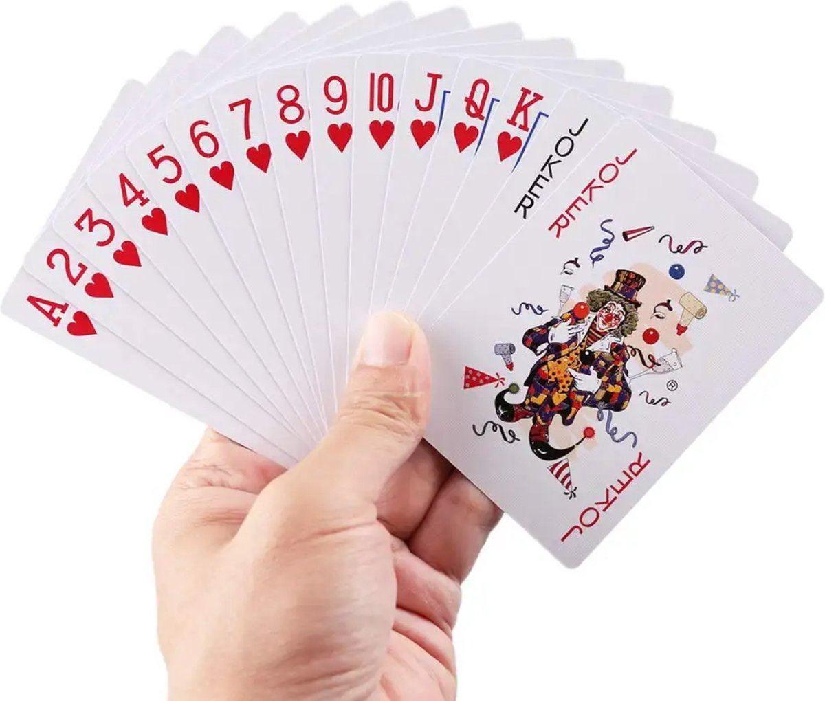 Boncy® Hoge Kwaliteit Speelkaarten - 2 Sets - Rood & Blauw Kaartspel - Plastic Coated Kaarten - Spelkaarten Pokerkaarten - Playing Cards voor Poker of Drankspel Volwassenen — afbeelding 5